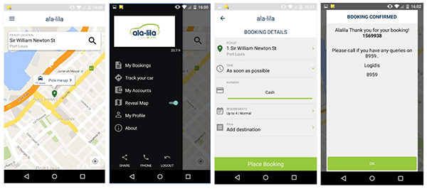 Application Mobiles Ala-lila – Votre taxi anytime, anywhere